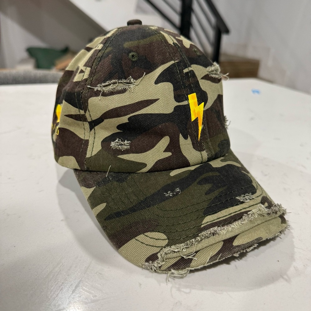 MAP Camo DISTRESSED Cap BE BOLT ⚡️